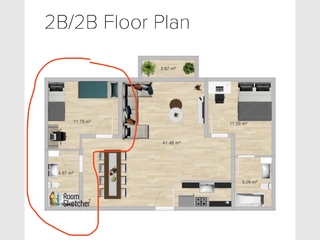 City Park Apartments 近USC（次卧转租）